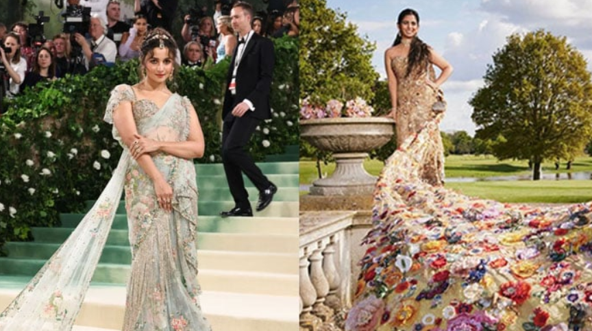 Met Gala Isha Ambani And Alia Bhatt Turn Heads On Red Carpet