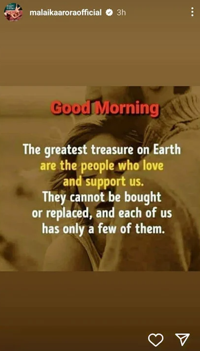 Malaika Arora's Cryptic Post Amid Split Speculations with Arjun Kapoor!