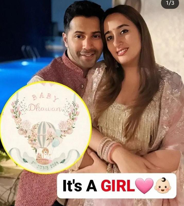 Varun Dhawan, Natasha Dalal Welcome Baby Girl