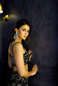 Alia Bhatt Wows in Faraz Manan's Black Lehenga at Anant, Radhika Sangeet