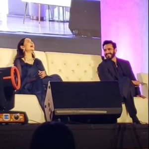 Wahaj And Yumna Recreating Romantic Scene