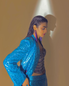 Hira Mani’s Sparkly Mermaid Blue Suit Controversy